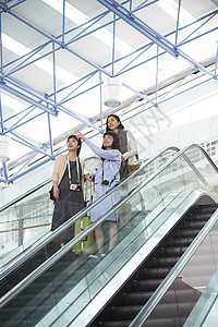 航空站三十几岁行李女朋友机场图片