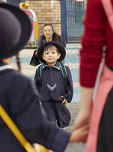 上学的小学生职业高清图片素材