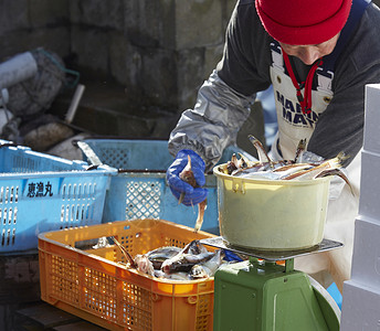 职业起居室中年日本渔业形象商业高清图片素材