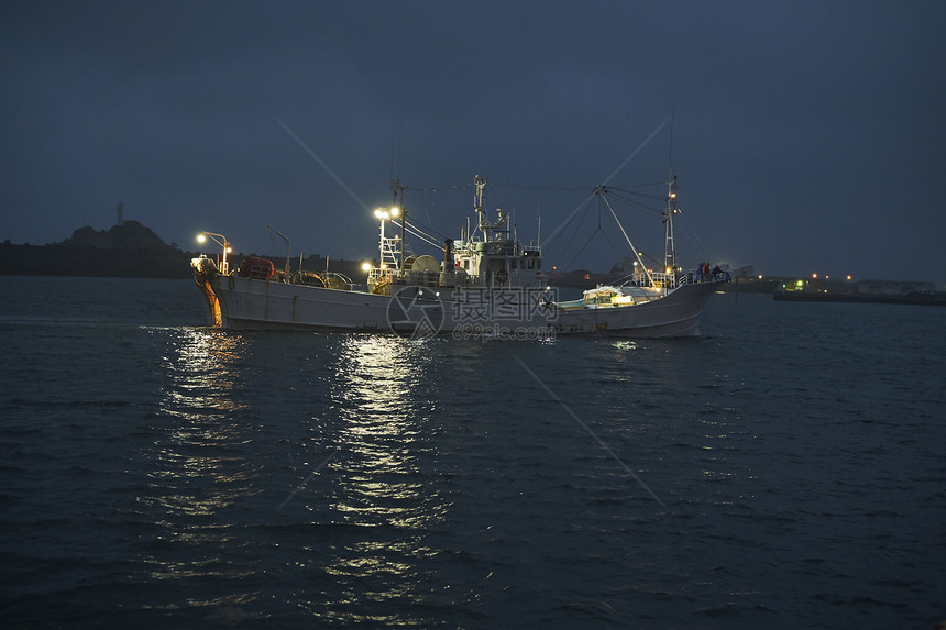 海运主要工业海港捕鱼业图片