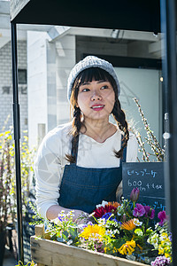 花店的女老板图片