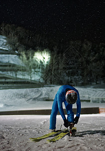 札幌滑雪场滑雪场的运动员背景