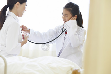 亚洲人咨询室检查儿童职业经历护士图片