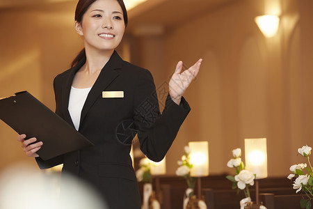 宾馆服务业1人婚礼策划师背景图片