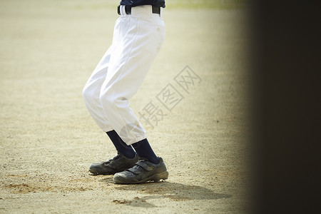 原野一人夏男孩棒球运动员脚图片