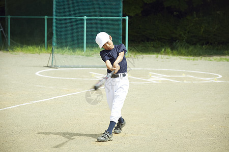 训练复制空间练习男孩棒球男孩实践的打击画象图片