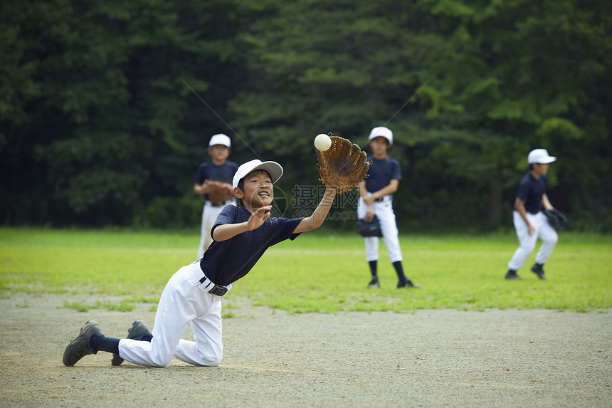 研修原野校园男孩棒球比赛男孩传染球图片