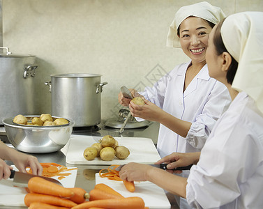 食材亚洲人快乐午餐做饭图片