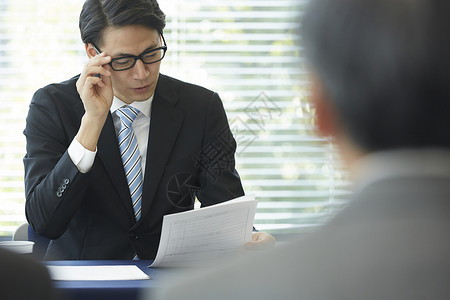 上班族职员面试男士日本人高清图片素材