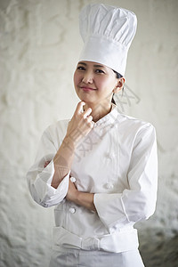 工匠厨师肖像女人图片