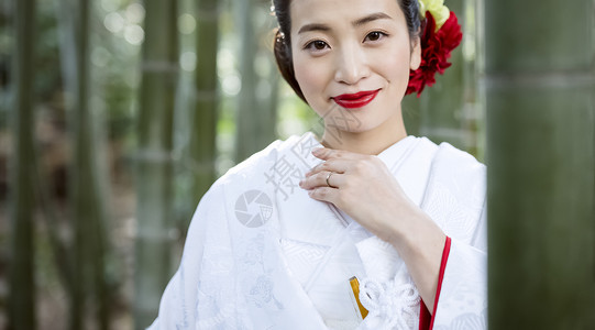 日式服装和式女人日本服饰婚礼新娘图片