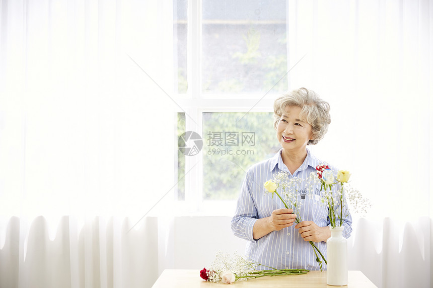 嗜好负责人超时生活女人老人韩国人图片