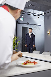分庭律师食堂分钟厨师商人韩国人图片