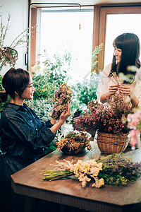 户内上半身上课花店的女教室图片