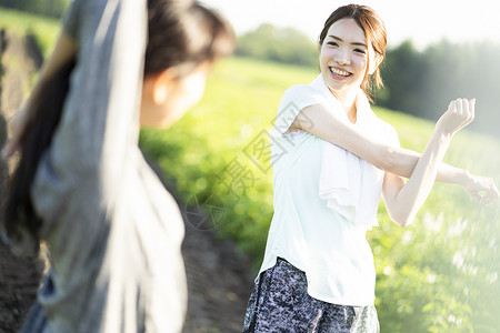 菜地伸展运动装女式运动服图片