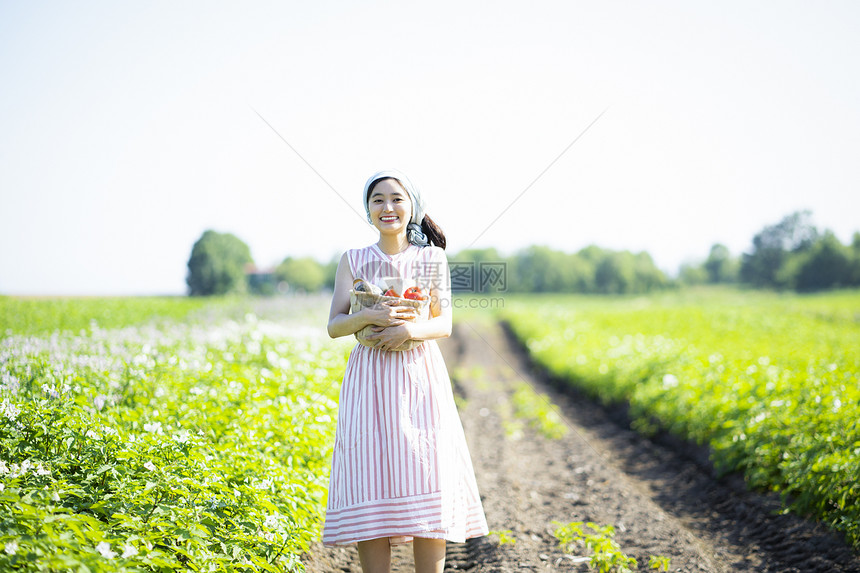 小姑娘可爱运动场农业经典图片