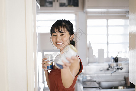 清爽女人的生活方式图片