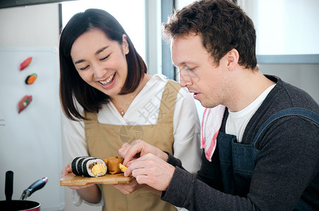 男人们旅行游览外国人入境日本烹饪班图片