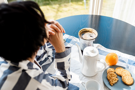 午饭空白部分清澈男生活方式咖啡背景图片