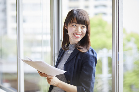 日本人室内商务休闲商业女人图片