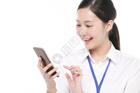 年轻女子职业女找工作女商务智能手机图片