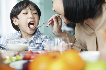 人类亲密朋友女家庭生活食品高清图片