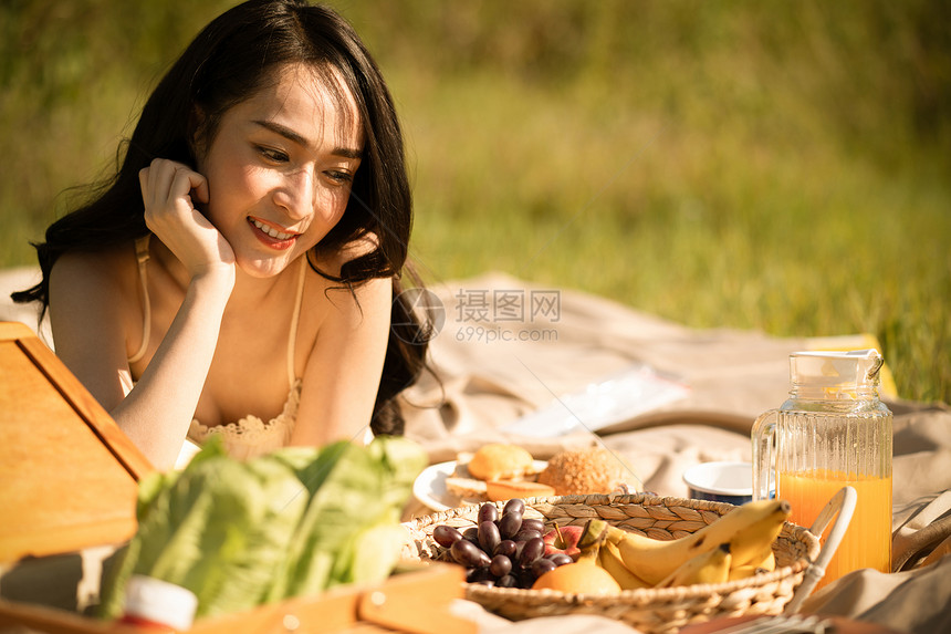 太阳光日式便当可爱女生活方式图片