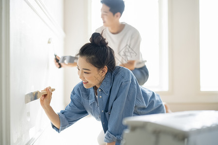 年轻情侣居家装修图片