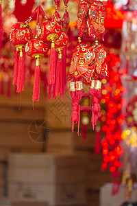 春节节日气氛灯笼图片