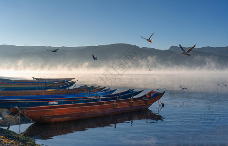 泸沽湖风光图片