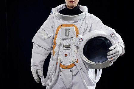 宇航员手拿头盔特写素材高清图片素材