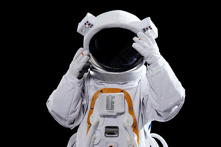 创意宇航员肖像照背景图片