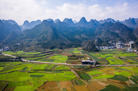 贵州兴义市万峰林景区田野高清图片素材