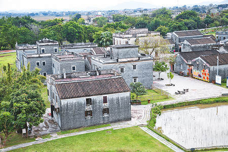 广东5A景区开平碉楼自力村图片