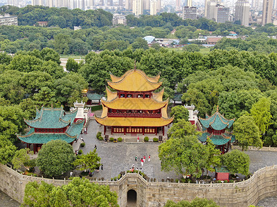 航拍湖南岳阳岳阳楼5A景区风景高清图片素材