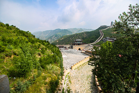 天耀中华山西省忻州市代县雁门关背景