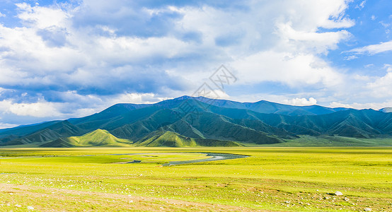 新疆巴音布鲁克草原风光自然高清图片素材