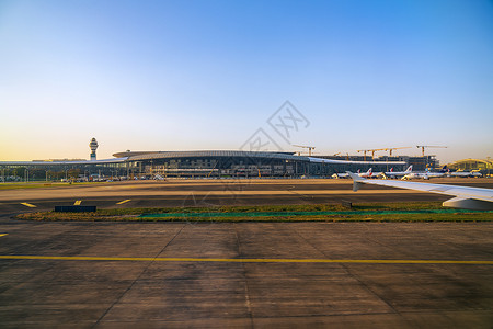落地杭州萧山国际机场图片