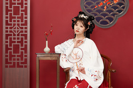 中国风传统文化古装女性图片