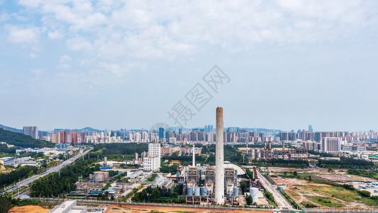 航拍工业区工厂环境图片