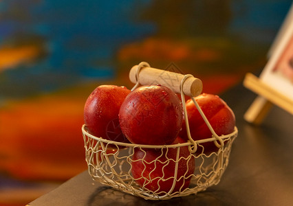 夏季水果油桃美食摄影图图片