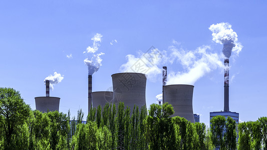发电厂设备设施外景背景图片