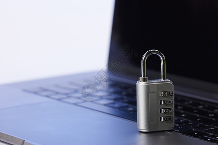 保护云账户安全互联网安全上锁概念背景