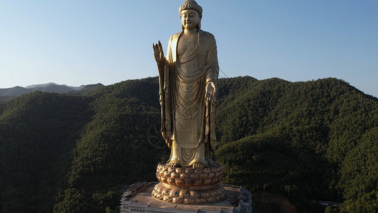 河南省平顶山市尧山-中原大佛景区5A背景图片