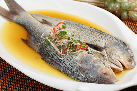 中式美食野生财神鱼图片