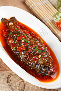 中式美食红烧鲫鱼图片
