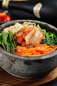韩式石锅拌饭图片