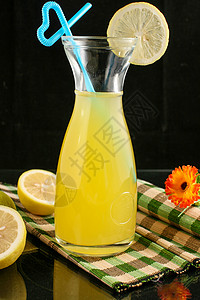 金桔柠檬茶背景图片