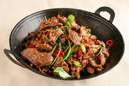 干锅驴肉绿色食品高清图片素材