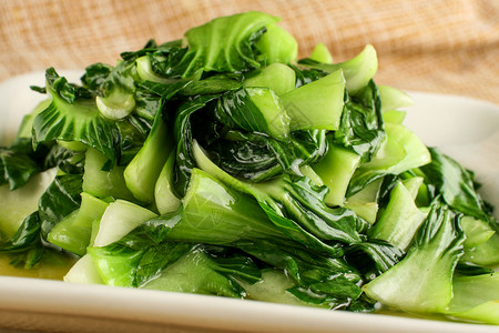 小物装饰素材小炒青菜背景